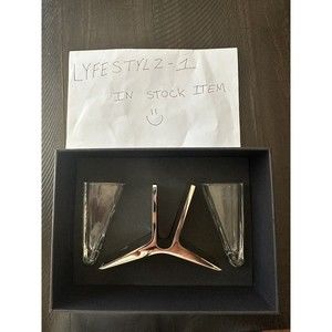 ✅Tesla Sipping Glass-LIMITED EDITION Luxury Sipping Glasses W/ Tesla Holder VHTF